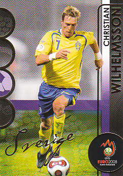 Christian Wilhelmsson Sweden Panini Euro 2008 Card Collection #179